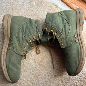 GoRuck Green Canvas Boots